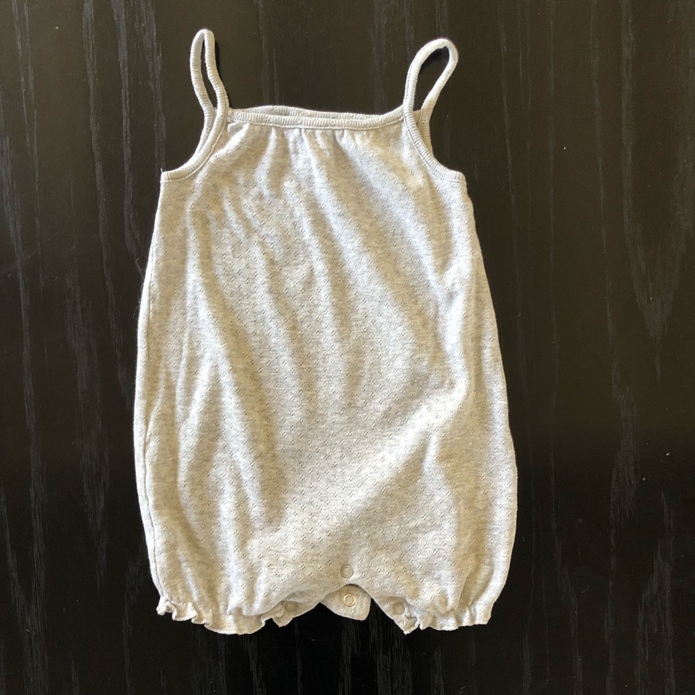 H&M conscious 100% cotton playsuit onesie 6-9 mos
